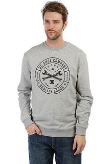 Толстовка классическая DC Equipment Crew Grey Heather