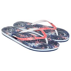 Вьетнамки женский Roxy Portofino White/Pink/Blue