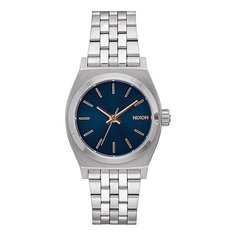 Кварцевые часы женские Nixon Medium Time Teller Navy/Rose Gold