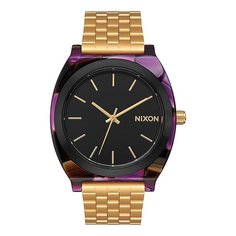 Кварцевые часы женские Nixon Time Teller Acetate Multi/Gold