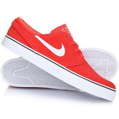 Кеды кроссовки низкие Nike Zoom Stefan Janoski Max Orange/White Black