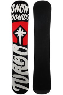Сноуборд Turbo-FB Turbo Snowboards Logo 2 Black/Red/White