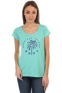 Футболка женская Roxy Bobbytropical Pool Blue