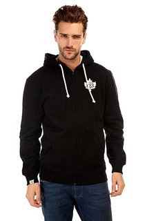 Толстовка классическая K1X Leaf Crest Zipper Hoody Black/White