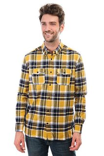 Рубашка в клетку DC Shoes Reedsbirg Ls Amber Gold