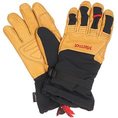 Перчатки сноубордические Marmot Ultimate Ski Glove Black/Tan