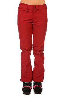 Штаны сноубордические женские Roxy Wood Run Pt J Snpt Pompeian Red