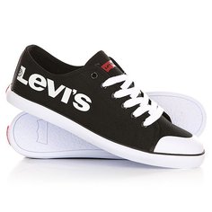 Кеды кроссовки низкие Levis Venice Beach Low Regular Black Levis®