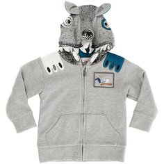 Толстовка классическая детская Quiksilver Ghettodogzipbab Light Grey Heather