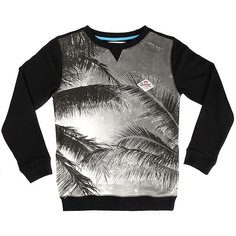 Толстовка свитшот детская Quiksilver Grabangoyouth True Black