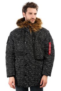 Куртка парка K1X X Alpha Polar Jacket Black/White Speckles