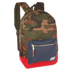 Рюкзак городской Herschel Settlement Woodland Camo/Navy/Red