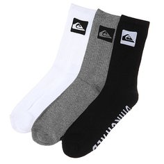 Носки средние Quiksilver 3 Pack Crew Assorted