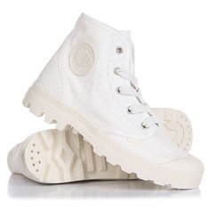 Ботинки высокие женские Palladium Pampa Hi Marshmallow/Cubic Print