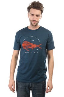 Футболка Quiksilver Livetofish Major Blue