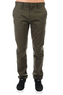 Штаны прямые DC Wrk Str Chino Fatigue Green