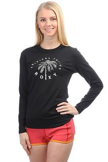 Гидрофутболка женская Roxy Palmsawayls Anthracite