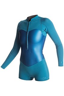 Гидрокостюм (Комбинезон) женский Roxy Pop2mlssprgsuit Blue Aster