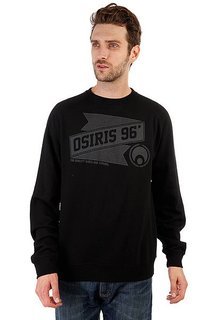 Толстовка классическая Osiris Crew Banner Black