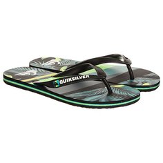 Вьетнамки Quiksilver Molokaislashprt Black/Green