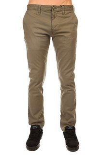 Штаны узкие DC Wrk Slm Chno Ndpt Vintage Green