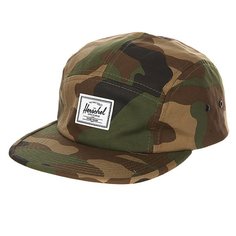 Бейсболка пятипанелька Herschel Glendale Woodland Camo