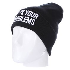 Шапка TrueSpin F_ck Beanies Black