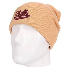 Шапка Skills Script Beige