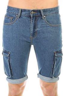 Шорты джинсовые Запорожец Pocket Denim Short Zap Regular Flex Raw Blue