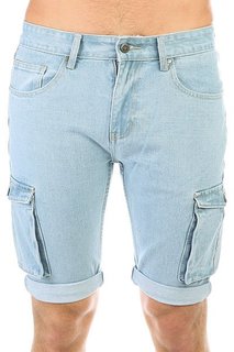 Шорты джинсовые Запорожец Basic Denim Short Zap Regular Flex Raw Blue