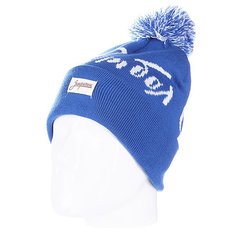 Шапка с помпоном Запорожец Football Beanies Blue