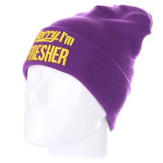 Шапка TrueSpin Sorry Beanies Purple/Yellow