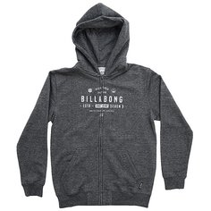 Толстовка классическая детская Billabong Watcher Zip Hood Dark Grey Heath