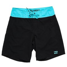 Шорты пляжные детские Billabong All Day Cut Og 15 Black/Cyan