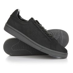 Кеды кроссовки низкие Fred Perry Checkerboard Nubuck Black