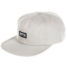 Бейсболка с прямым козырьком Brixton Langley Cap Grey