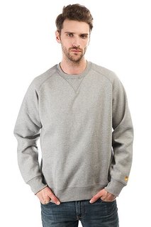 Толстовка свитшот Carhartt WIP Chase Sweatshirt Grey Heather
