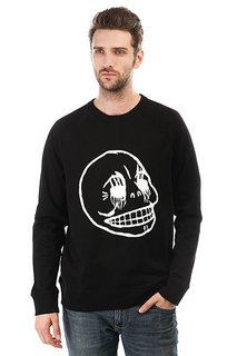 Толстовка классическая женская Cheap Monday Rules Sweat Corpse Skull Black