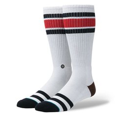 Носки высокие Stance Blue Oxnard White
