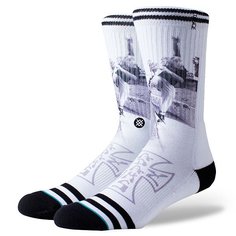 Носки высокие Stance Skateboarding Venice Skate White