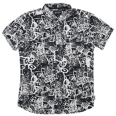 Рубашка детская Quiksilver Hypnosisshirtyo Black Hypnosis