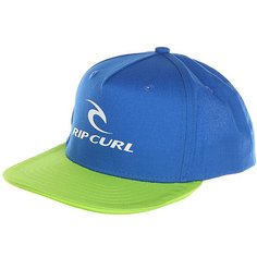 Бейсболка с прямым козырьком детская Rip Curl Corpo Mid Peak Cap Lime