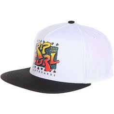 Бейсболка с прямым козырьком Rip Curl 100% Rad Snap Back Cap White