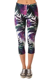 Леггинсы женские Roxy Relay Capri J Pant Sea Salt Jungle Time