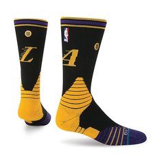 Носки средние Stance Nba Oncourt Logo Crew Lakers Black