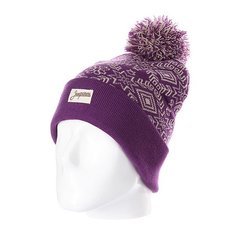 Шапка с помпоном Запорожец Carpatians Beanies Purple