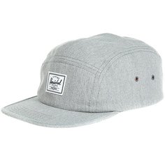 Бейсболка пятипанелька Herschel Glendale Heather Grey