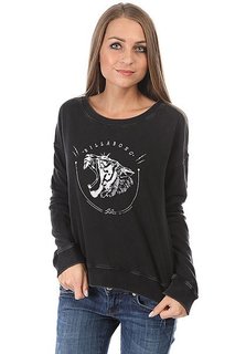 Толстовка свитшот женская Billabong Black Rock City Off Black