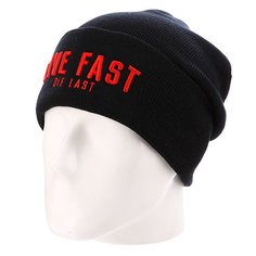 Шапка True Spin Live Fast Black