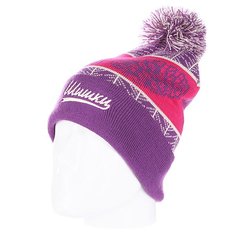 Шапка с помпоном Запорожец Cone Beanies Purple